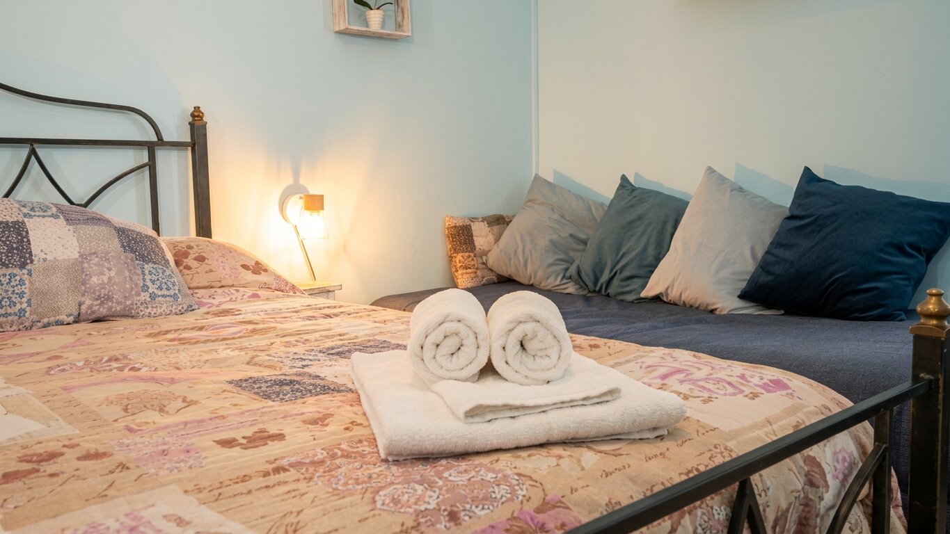 Casa Giulia Corsico — camera Atena con bagno privato